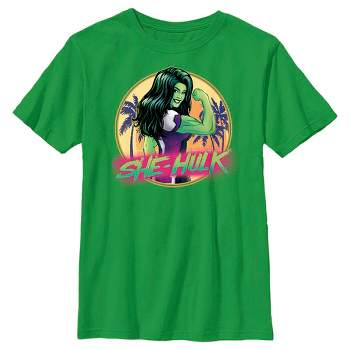 Boy's She-Hulk: Attorney at Law Hero at the Beach T-Shirt