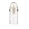 Fontaine 1-Bulb Glass Vanity Light - Dimmable, Damp Rated, 6.5" Wide, Brushed Nickel - 2 of 4