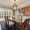 LLHZSY Modern Clear Glass Pendant Chandelier 15 9/10" Wide  4-Light Bucket Fixture for Dining Room Kitchen Island - 4 of 4