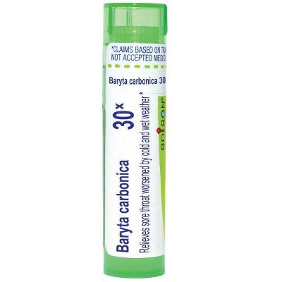 Baryta Carbonica 30X by Boiron Homeopathic Single Medicine For Cough, Cold & Flu  -  80 Pellet
