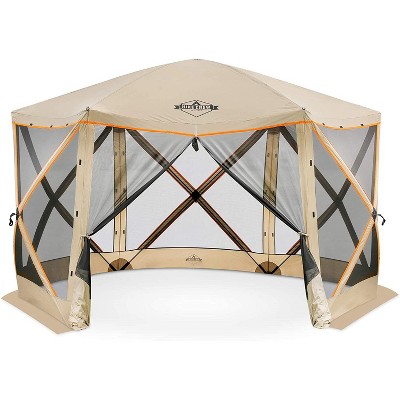 Screened tent outlet gazebo