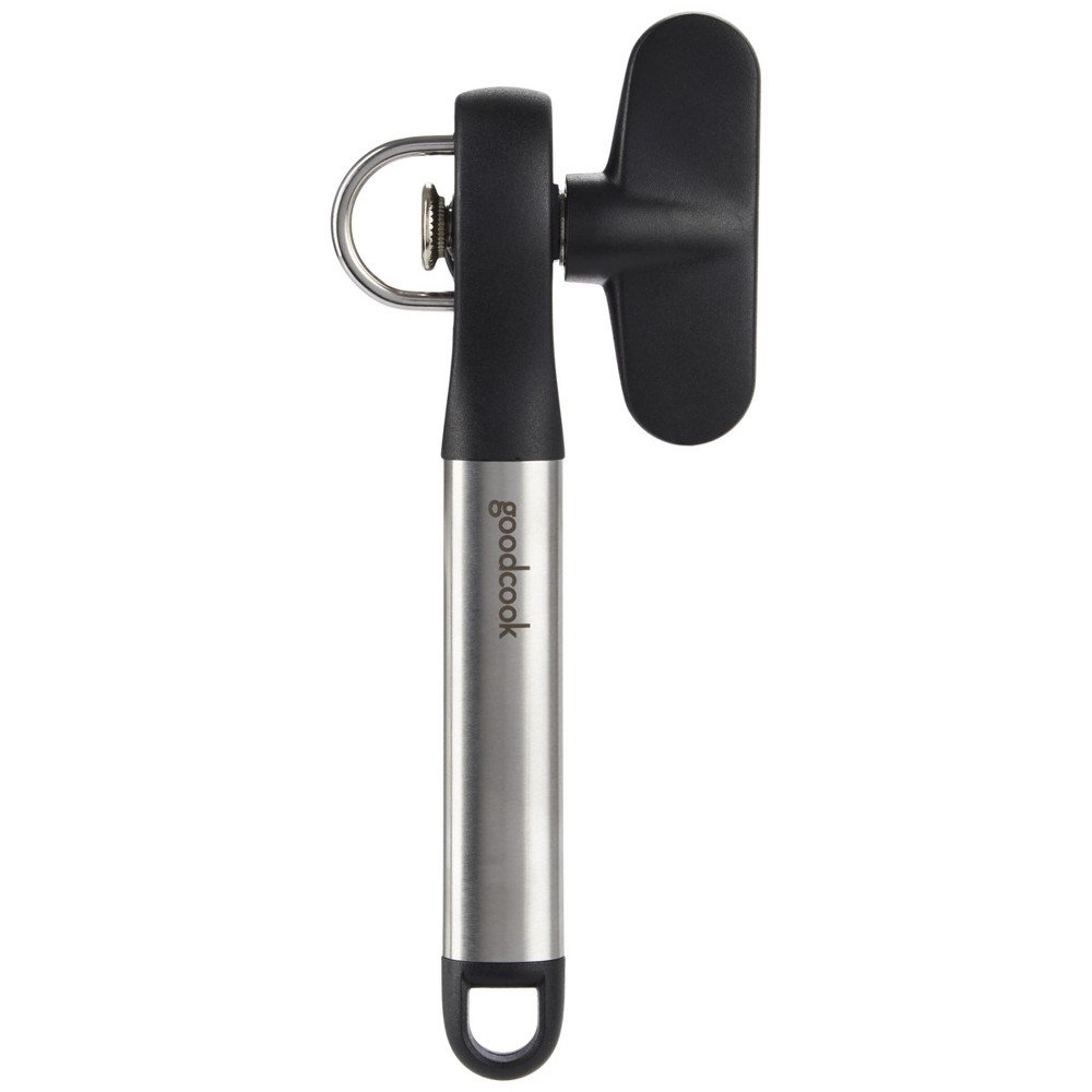 Photos - Other Kitchen Appliances GoodCook Ready Safety Can Opener: Manual Stainless Steel & Plastic, Black, Freestanding, 7.12" Length, 2.95" Height