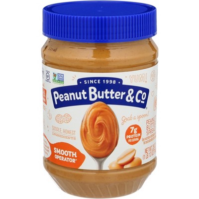 Peanut Butter & Co Smooth Operator Peanut Butter - Case Of 6 - 28 Oz ...