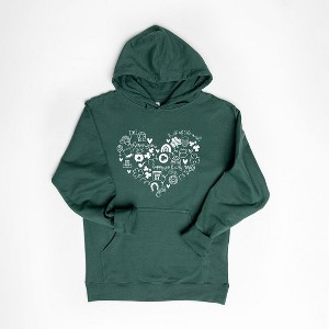 Simply Sage Market Women's Graphic Hoodie St. Patrick's Heart - 1 of 3