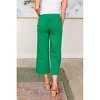 Women's High Rise Control Top Wide Leg Crop Jeans - Judy Blue - 3 of 4
