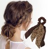 Unique Bargains Elegant Double-layer ribbon Scrunchies Hair Elastic Band 1 Pc - 3 of 4