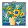 Amanti Art Floral Bursts Among the Blue by Krinlox Framed Canvas Wall Art - 4 of 4