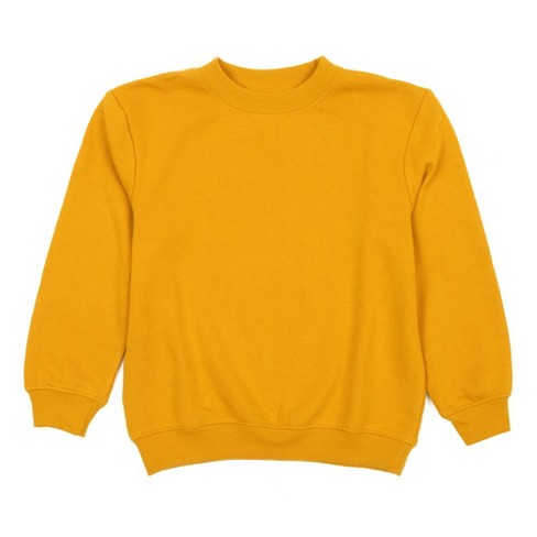 Leveret Kids Long Sleeve Sweatshirt Mustard 2 Year Target