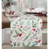 Saro Lifestyle Holiday Table Runner With Christmas Foliage and Candy Canes - image 3 of 3