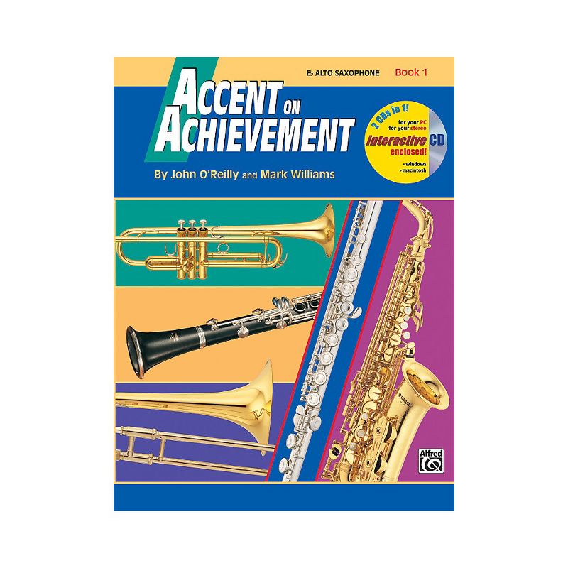 Alfred Accent on Achievement Book 1 Alto Sax Book & CD, 1 of 2