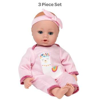 Adora My First Baby Doll - Playtime Llama Pajama, 13 inches, Open Close Eyes, Can Comfortably Hold Her Thumb