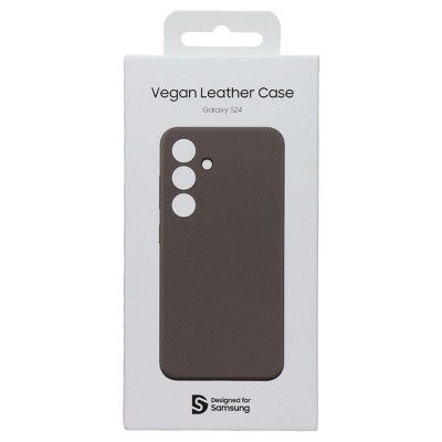 Samsung Vegan Leather Case for Galaxy S24 (GP-FPS921HCAAW) - Taupe