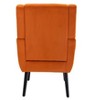 29.5"Modern Soft Velvet Material Ergonomics Accent Chair,Orange - 4 of 4