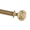 Exclusive Home Peony 1" Curtain Rod and Coordinating Finial Set - 3 of 3