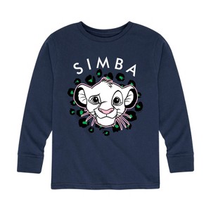 Boys' - Disney - Cheetah Print Long Sleeve Graphic T-Shirt - 1 of 4