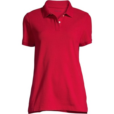 Red polo store shirt womens