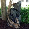 Sunnydaze 35"H Electric Polyresin Cascading Mountainside Outdoor Water Fountain with LED Lights - 4 of 4
