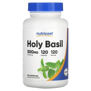 Nutricost Holy Basil, 500 mg, 120 Capsules - 1 of 2