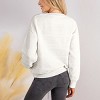 Women's Neutral Tonal Wave Long Sleeve Sweater - Cupshe - image 4 of 4