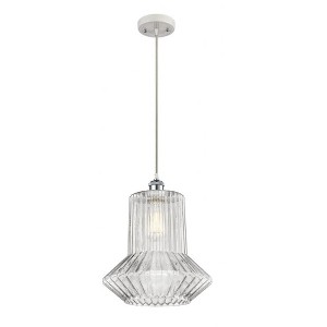 Springwater - 1 Light Cord Hung Mini Pendant In Industrial Style-14 Inches Tall and 12 Inches Wide - 1 of 1