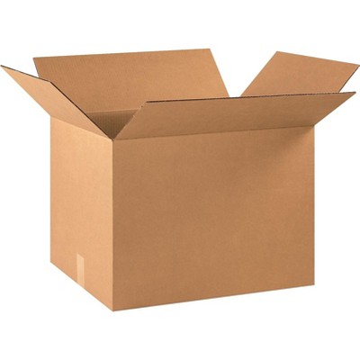 The Packaging Wholesalers 22" x 16" x 16" Shipping Boxes 32 ECT Brown 20/Bundle (BS221616)