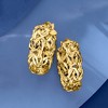 Ross-Simons 18kt Yellow Gold Byzantine-Link Hoop Earrings - 3 of 4