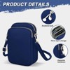 BEAFUP Women's Mini Crossbody Bag - Stylish and Functional Water-Resistant Phone Pouch, Adjustable Shoulder Strap,Multiple Compartments - 4 of 4