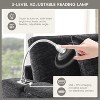 TIRAMISUBEST 117*90''/107"*85'' Modular Sectional Chenille Pull Out Sofa Bed with Flip-up Table Panel, Storage Ottoman, 6 Pillows Free Combination - 4 of 4