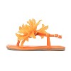 New York & Company Big Flower Women's T-Strap Sandal - 3 of 4