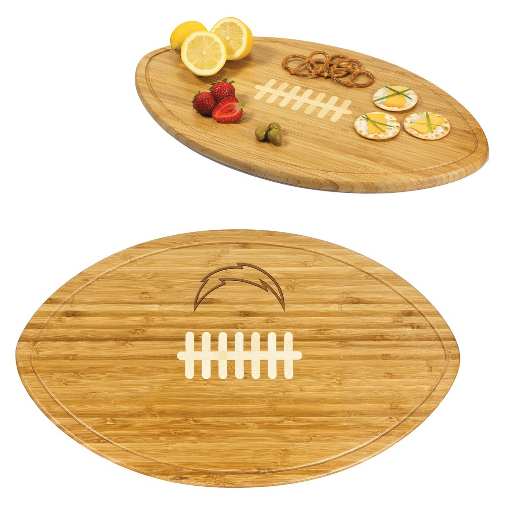 Photos - Chopping Board / Coaster NFL Los Angeles Chargers Picnic Time Kickoff Bamboo Cutting Board/Serving