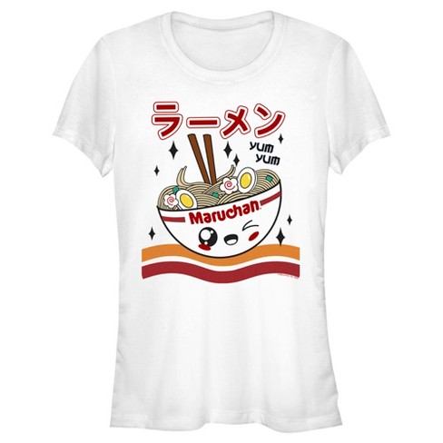 Maruchan Women's Mascot Logo T-Shirt White