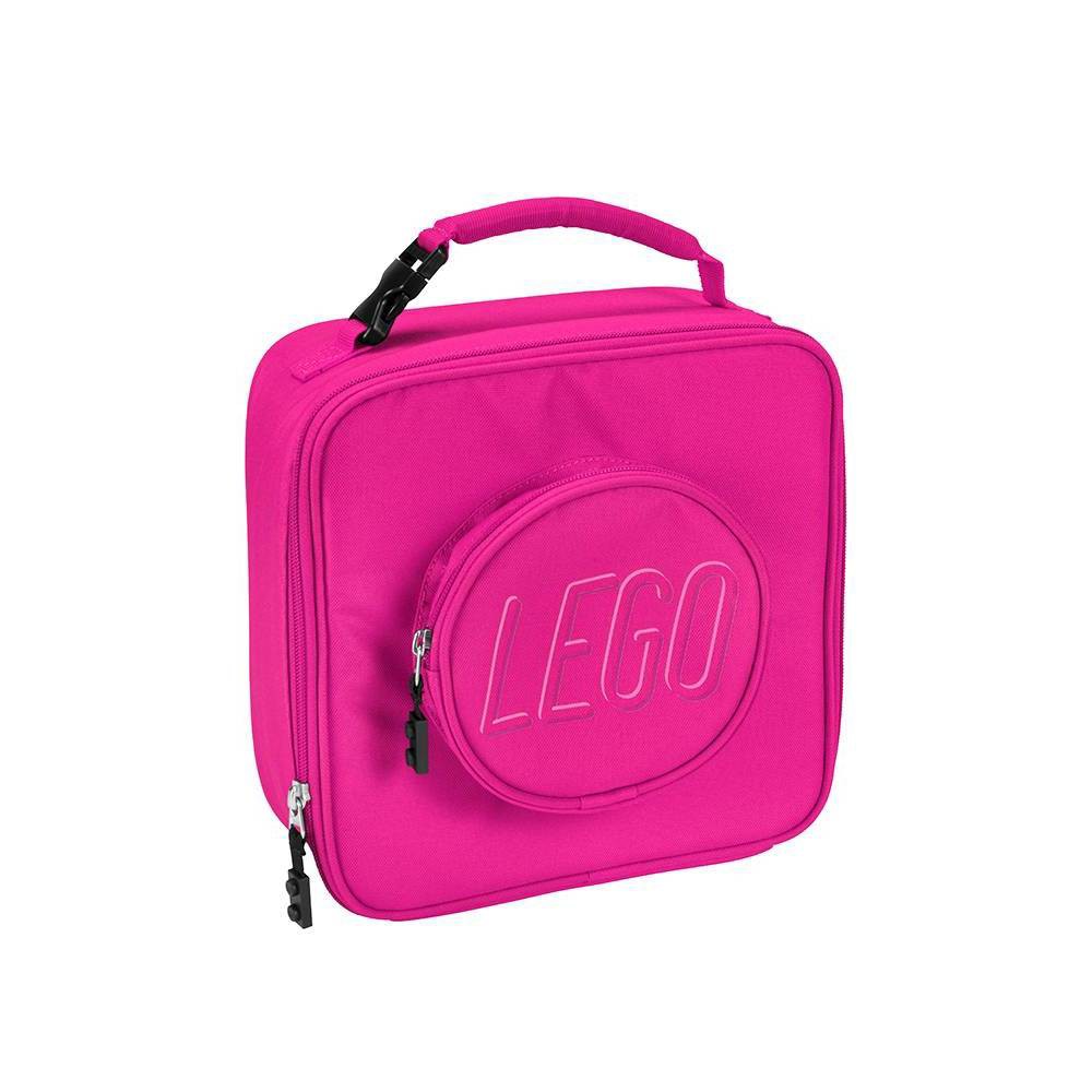 UPC 757894510107 product image for LEGO Brick Lunch Bag - Pink | upcitemdb.com