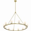 Crystorama Lighting Aragon 12 - Light Chandelier in  Soft Brass - 3 of 4
