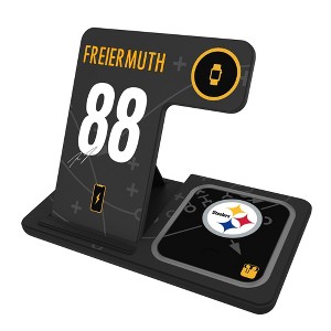 NFL Pittsburgh Steelers Players Game Tactic 15-Watt 3 in 1 Charging Station - 1 of 4