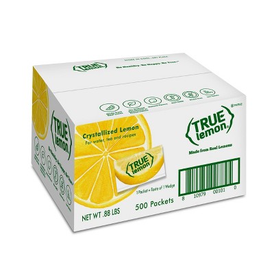 True Lemon Water Enhancer Packets - .8g Packet (Pack of 500)