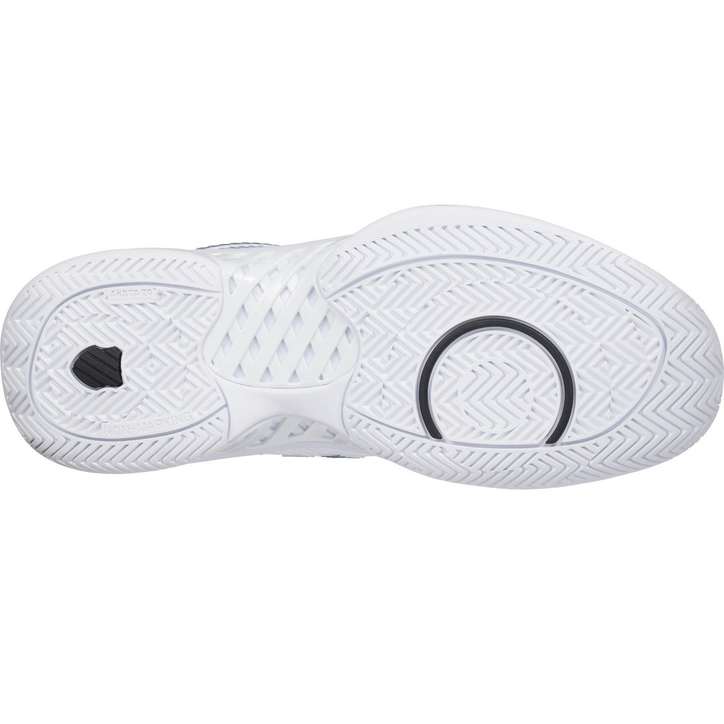 Мужские кроссовки K-Swiss Hypercourt Express 2 Tennis Shoe (White/Black), цвет: Белый — фото 6