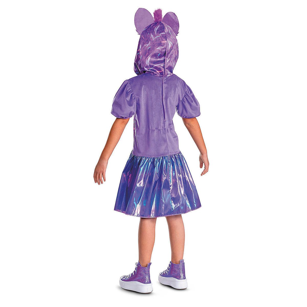 Kids Furby™ Purple Hooded Dress Costume - thumbnail 2