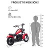 Jojoka 24V Electric Dirt Bike for Kids & Teens, 250W Motor, Two-Speed Motorcycle, Leather Seat - 2 of 4