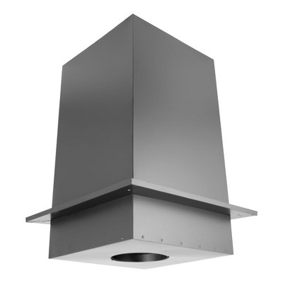 DuraVent 6DP-CS11 6" Galvanized Square Steel Ceiling Support Box and Trim Collar