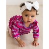 RuffleButts Baby Toddler Girls Long Sleeve Flutter Bubble Romper - 3 of 4