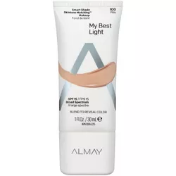 Almay Smart Shade Skintone Matching Makeup with SPF 15 - 100 My Best Light - 1 fl oz
