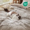 100% Muslin Cotton Duvet Cover Ultra-Soft Breathable & Lightweight Linen Like Gauze Comforter Cover Set with Button Closure and Corner Ties - 4 of 4