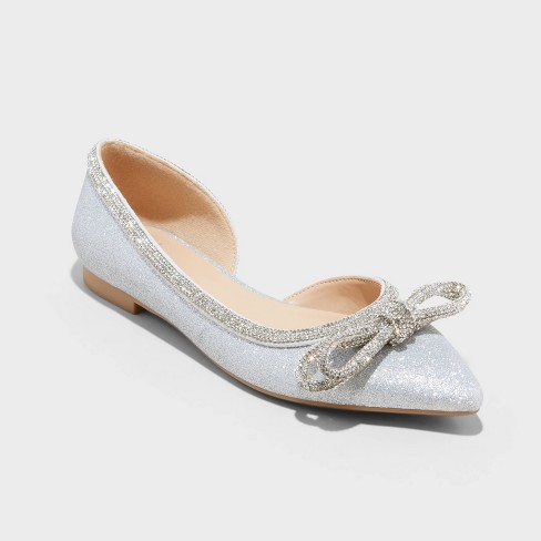 Target sales silver flats