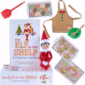 The Elf on the Shelf - Girl Elf Giftset with Itty Bitty Baker Set -7 ...