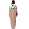 Star Wars The Mandalorian Baby Yoda Costume Adult Wearable Blanket Pullover Robe Brown - 3 of 4