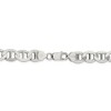 Black Bow Jewelry Mens 10mm Sterling Silver Hollow Flat Anchor Chain Necklace - 4 of 4