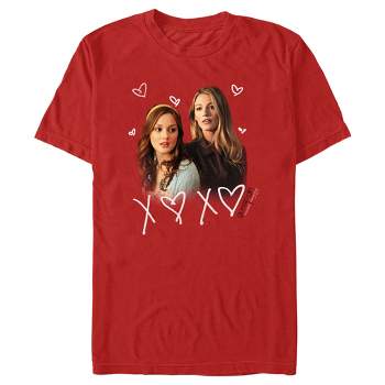 Men's Gossip Girl Blair and Serena XOXO T-Shirt