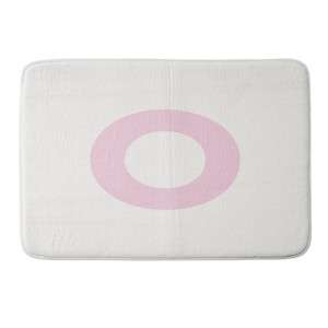 Deny Designs April Lane Art Block Monogram Memory Foam Bath Mat - 1 of 4