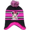 Disney Girls Minnie Mouse Winter Hat and 2 Pair Mitten or Glove Set (Toddler/Little Girl) - 2 of 4