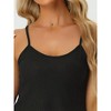 cheibear Women's Spaghetti Straps Cami Tops with Shorts Lounge Sleepwear Pajama Set - 4 of 4